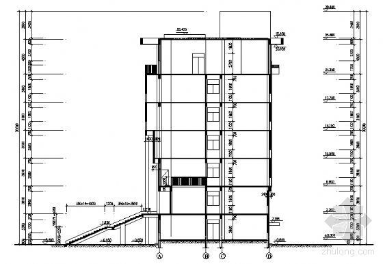 某七层行政办公楼建筑设计图-2