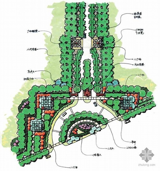 施工平面设计方案资料下载-国外平面设计方案