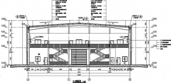 带吊车混凝土厂房资料下载-30米跨带吊车厂房施工图(含节能、防火专篇)