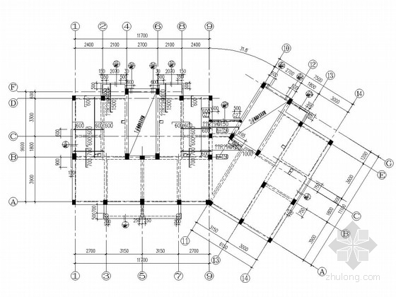 五层公寓框架结构住宅楼资料下载-五层框架结构住宅楼结构施工图