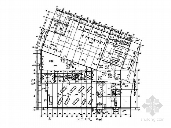 3dmax展厅模型资料下载-精品现代东风标致汽车展厅设计施工图（含效果模型）