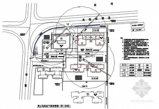 江苏框架结构横道图资料下载-[湖南]框架结构住宅施工组织设计(平面布置图)