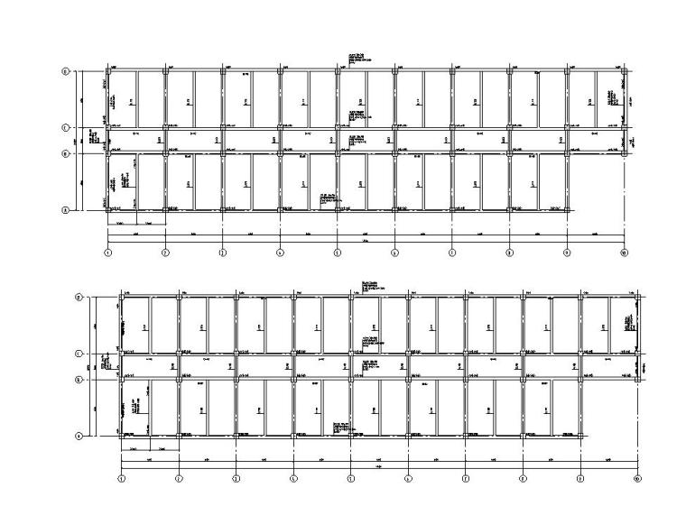 4框架结构建筑图资料下载-框架结构宾馆设计（建筑图+结构图+计算书）
