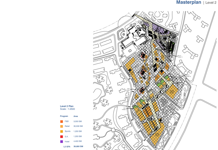 ​成都新世界大酒店规划设计pdf方案-平面图
