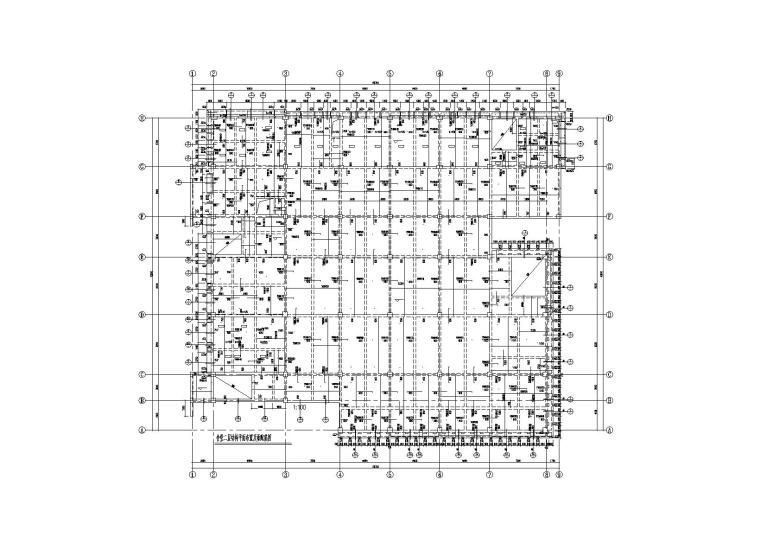 3层框架结构建施图资料下载-3层大学食堂钢混框架结构施工图2015含建筑
