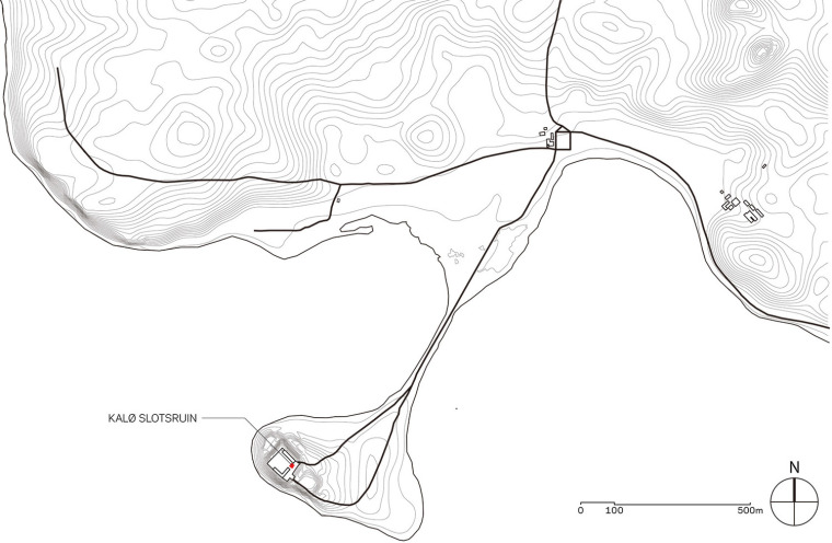丹麦Kalø塔游客入口-4-Site-plan-副本_tower-visitor-access_map