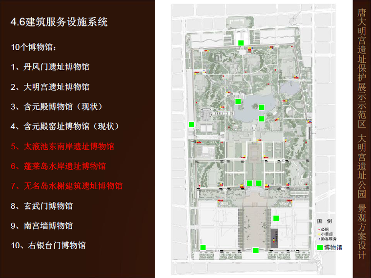 大明宫国家遗址公园方案深化设计及阶段性总结-建筑服务设施系统