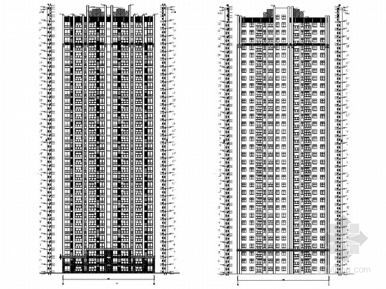 高层住宅含节能资料下载-14000平33层剪力墙高层住宅楼结构施工图（含详细建筑图）