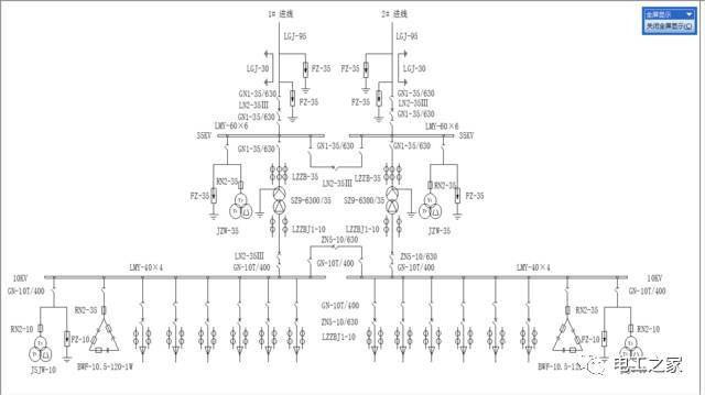 双母线主接线资料下载-电气主接线的常见类型