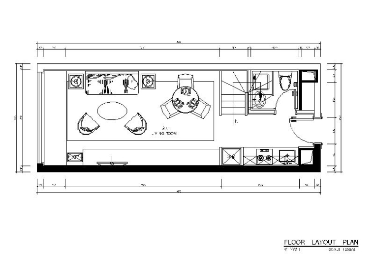 loft公寓设计要领资料下载-[山东]时尚LOFT住宅公寓样板房设计施工图