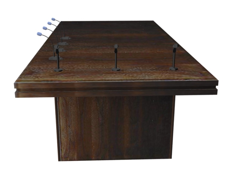 会议桌模型3d资料下载-长会议桌3D模型下载