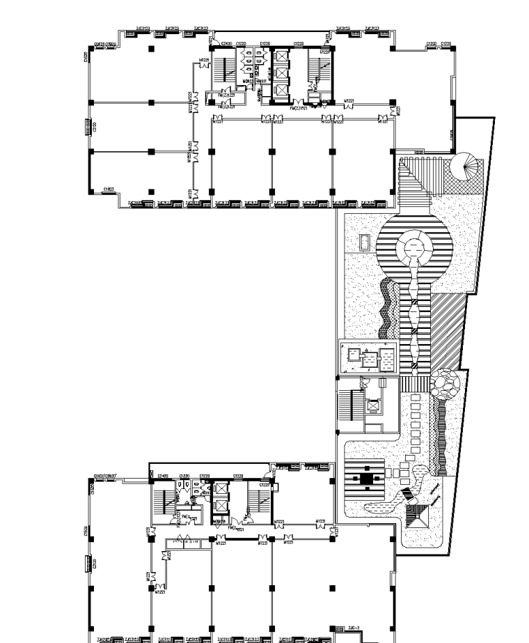 36套屋顶花园景观CAD平面图（各类型的屋顶花园）31-36-6_看图王