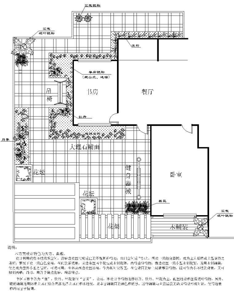 36套屋顶花园景观CAD平面图（各类型的屋顶花园）21-30-3_看图王