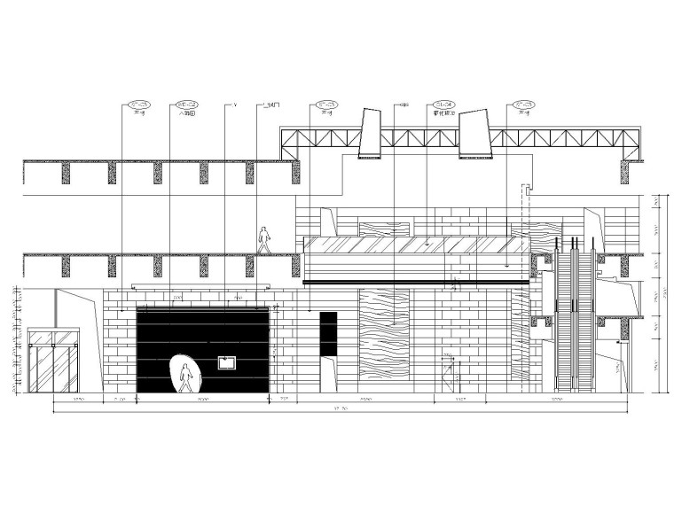 上海铂尔曼酒店装饰施工图（附方案效果图）-02一层大堂立