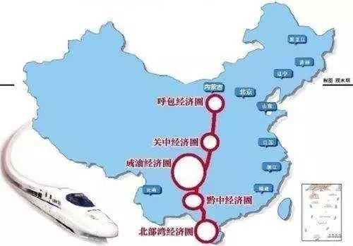 中国长期路网规划资料下载-最新规划：中国将迎来世界最长高铁-包海高铁