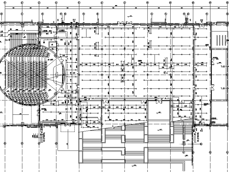 吸收塔构筑物图cad资料下载-[中国]石油科技中心给排水系统工程施工图设计（CAD）