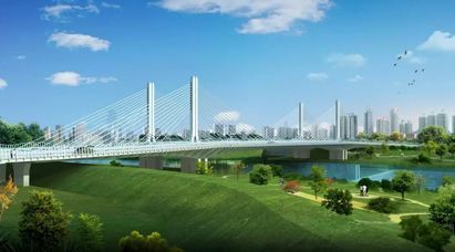 项目开工建设计划资料下载-开工播报：​滁州大道跨清流河大桥开工建设总投资超2亿