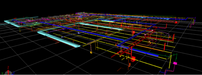 南汇建工路发广场项目BIM应用-模型建立