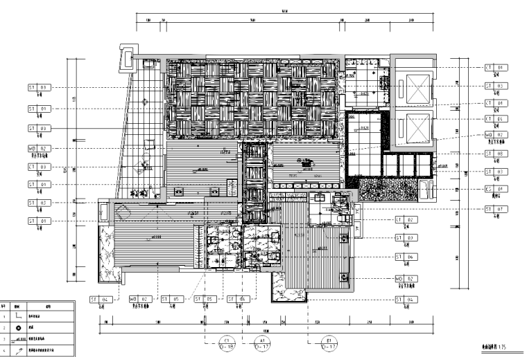 40平方客厅装修图资料下载-[浙江]中式样板房室内装修施工图